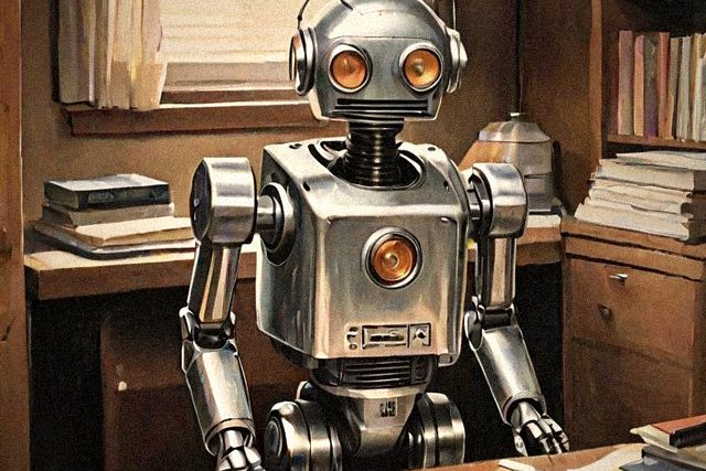 Painting for the chapter Asking the Machine for Help