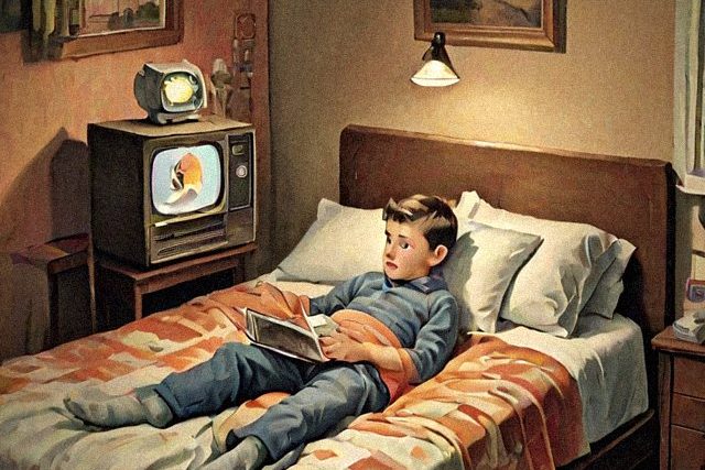 Painting for the chapter Children, Pets and the Electronic Babysitter