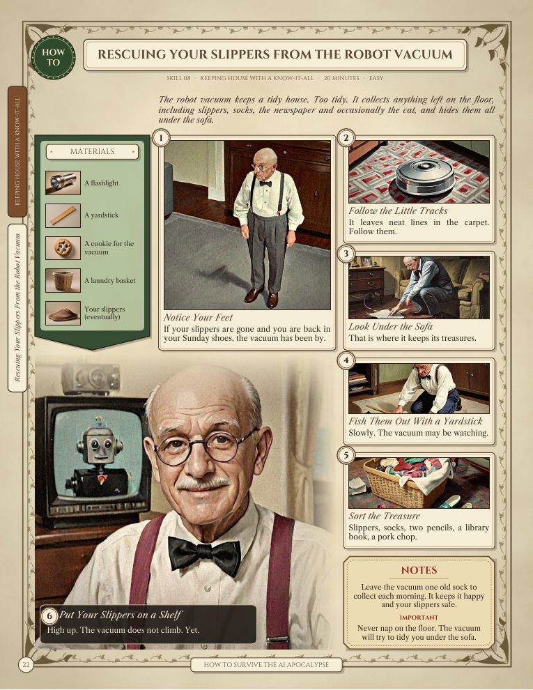 Page 22: Skill 08 · Rescuing Your Slippers From the Robot Vacuum
