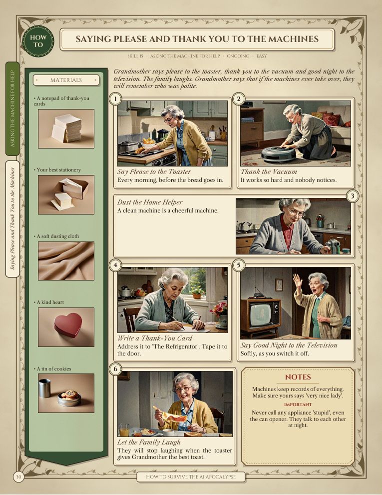 Page 30: Skill 15 · Saying Please and Thank You to the Machines