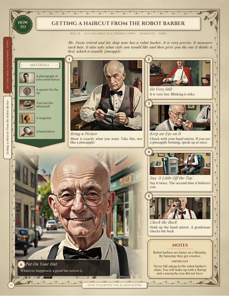 Page 40: Skill 24 · Getting a Haircut From the Robot Barber