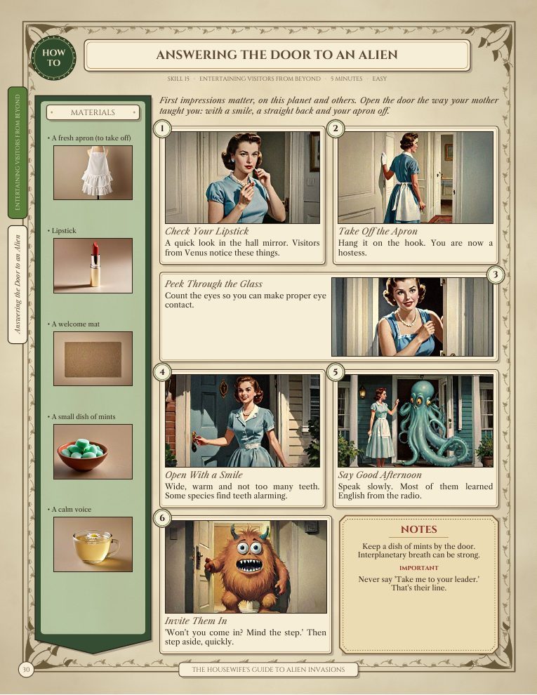 Page 30: Skill 15 · Answering the Door to an Alien