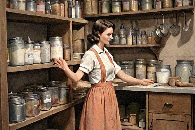 Painting for the chapter The Fallout Pantry
