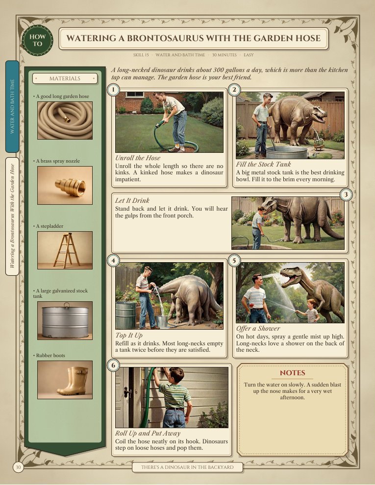 Page 30: Skill 15 · Watering a Brontosaurus With the Garden Hose