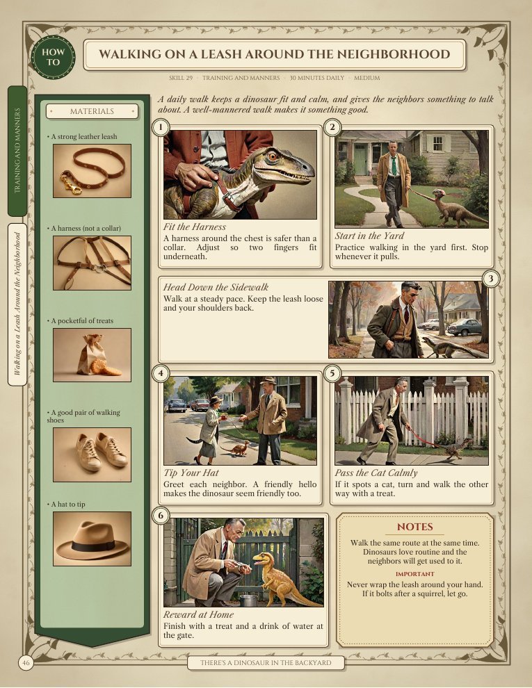 Page 46: Skill 29 · Walking on a Leash Around the Neighborhood