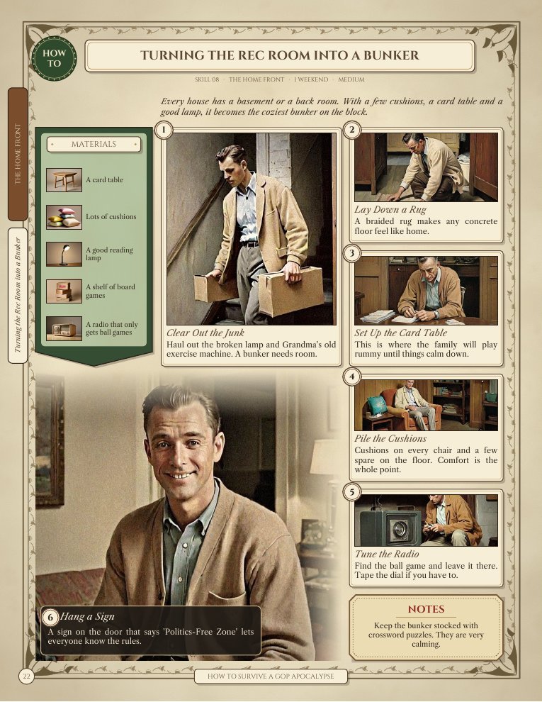 Page 22: Skill 08 · Turning the Rec Room into a Bunker