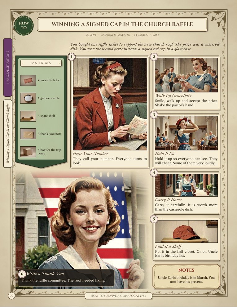 Page 70: Skill 50 · Winning a Signed Cap in the Church Raffle