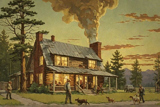 Painting for the The Off-Grid Home chapter
