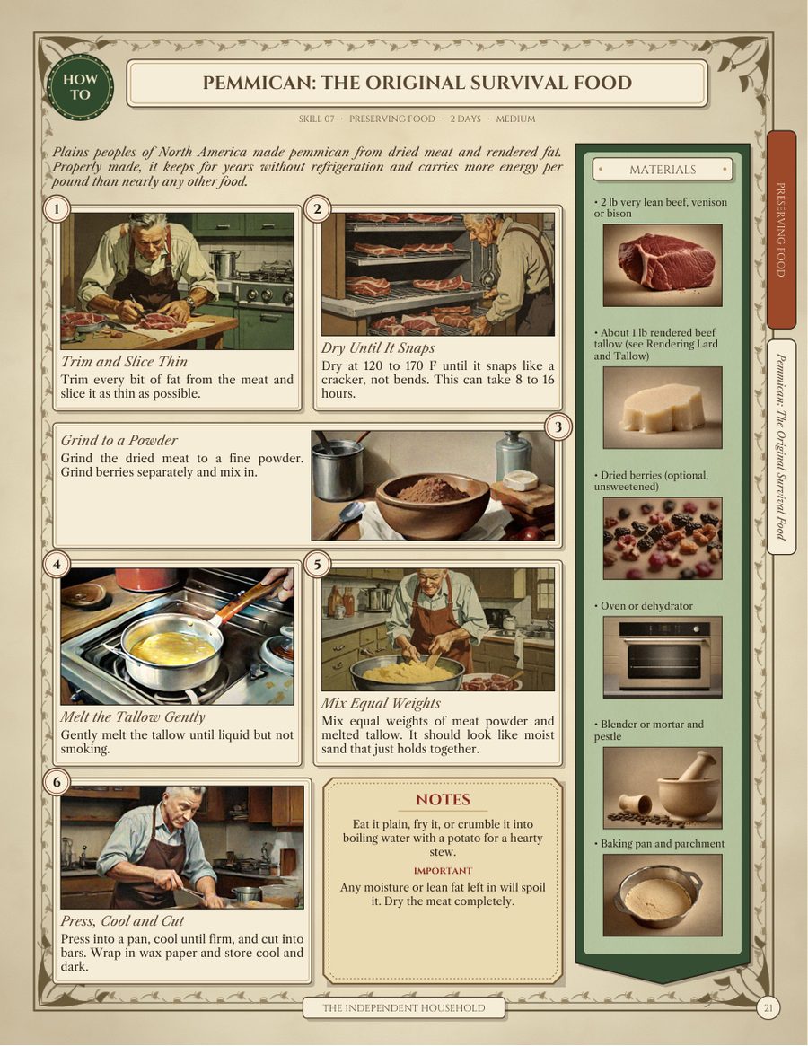Page 21: Skill 07 · Pemmican