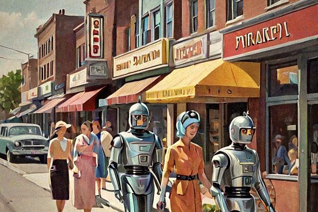 Painting for the chapter Manners in Public