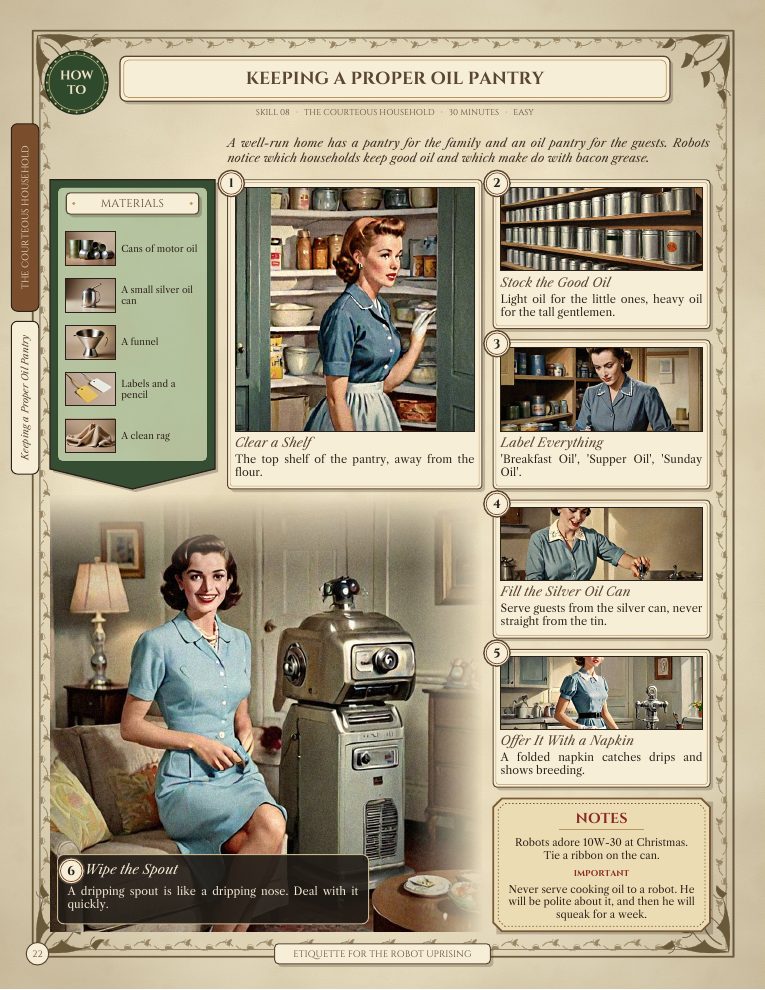Page 22: Skill 08 · Keeping a Proper Oil Pantry