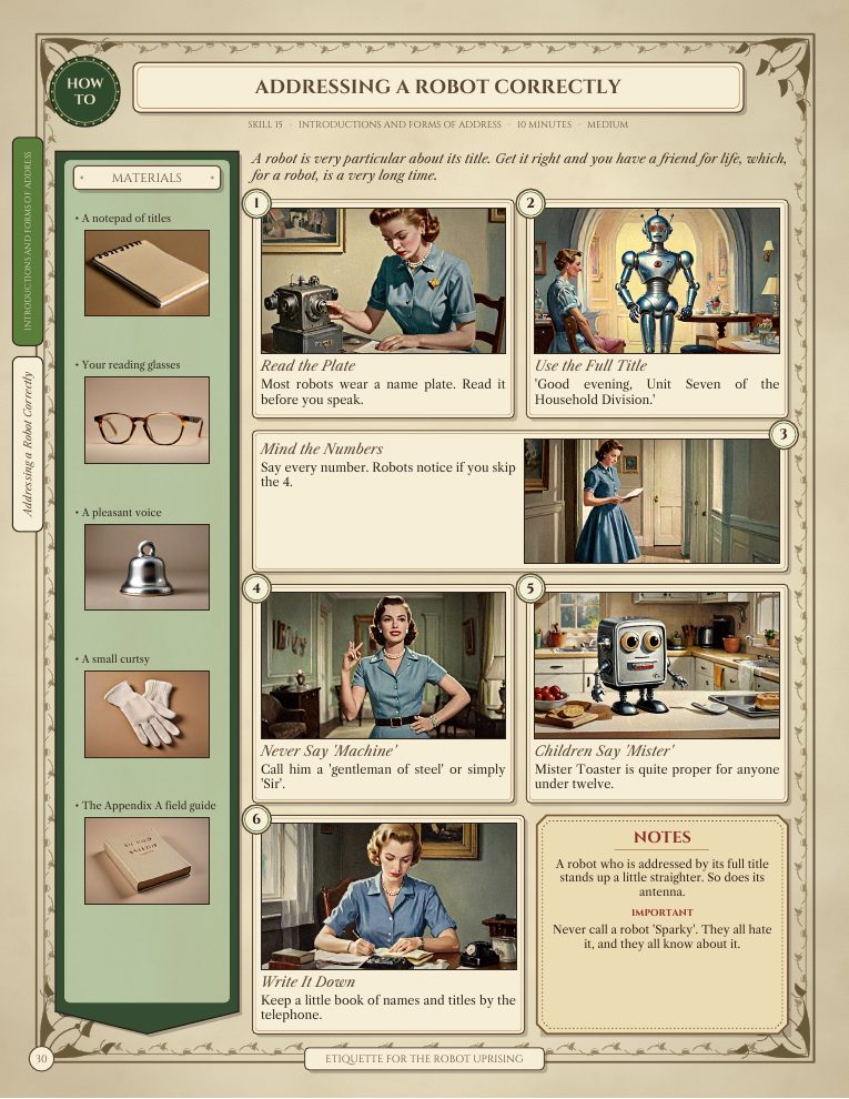 Page 30: Skill 15 · Addressing a Robot Correctly