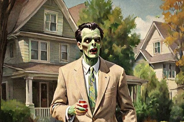 Painting for the chapter There Goes the Neighborhood