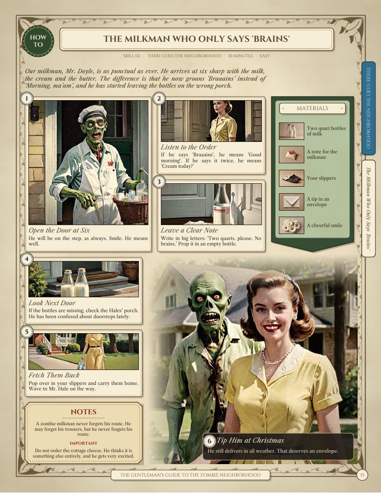 Page 15: Skill 02 · The Milkman Who Only Says 'Brains'