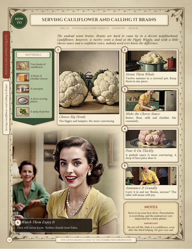 Page 38: Skill 22 · Serving Cauliflower and Calling It Brains