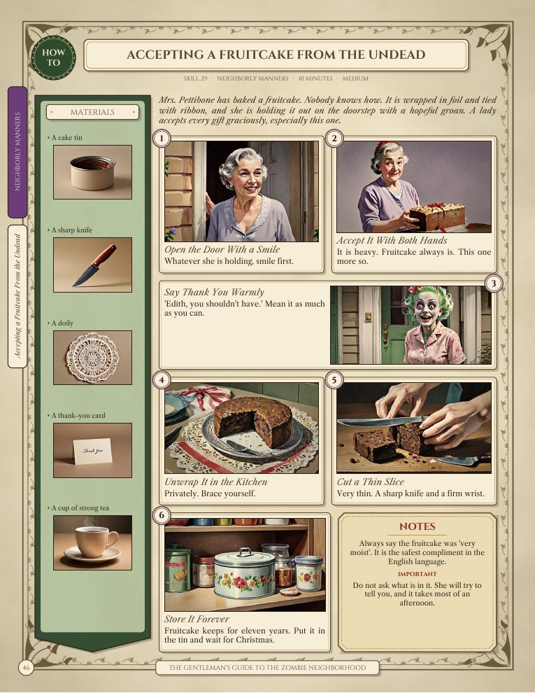 Page 46: Skill 29 · Accepting a Fruitcake From the Undead